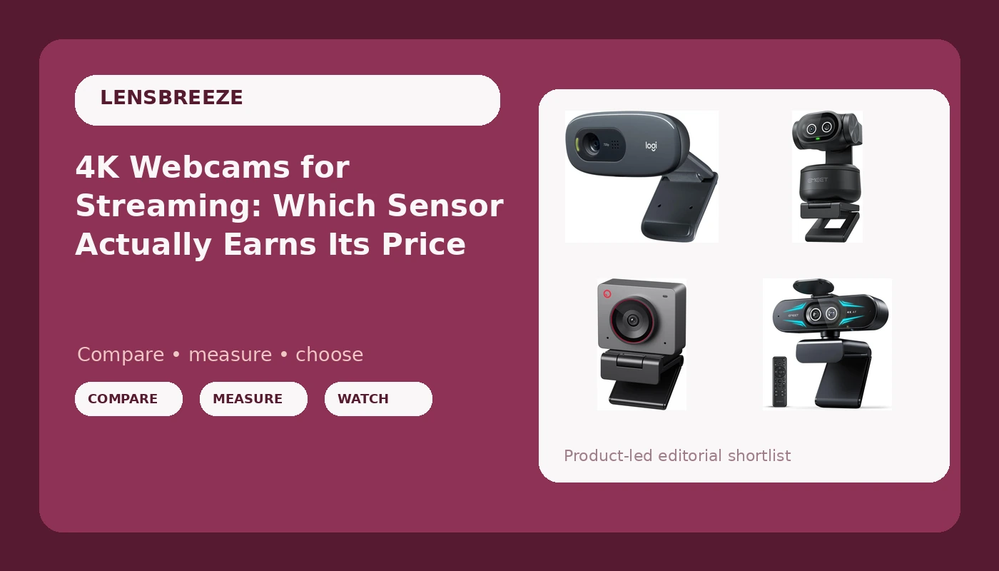 4K Webcams for Streaming: Which Sensor Actually Earns Its Price