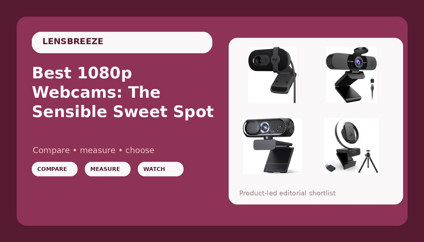 Best 1080p Webcams: The Sensible Sweet Spot - LensBreeze review with measurements and honest opinion