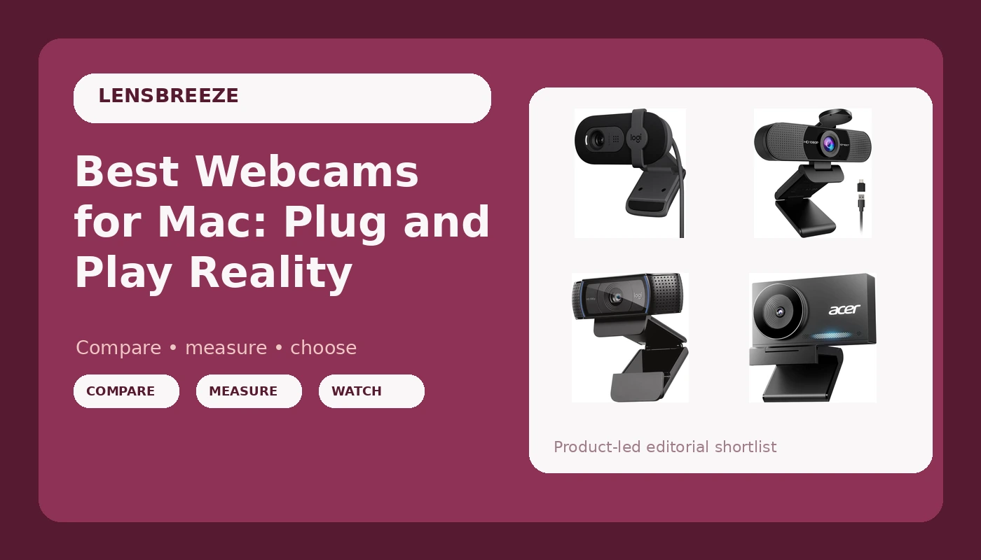 Best Webcams for Mac: Plug and Play Reality - LensBreeze review with measurements and honest opinion