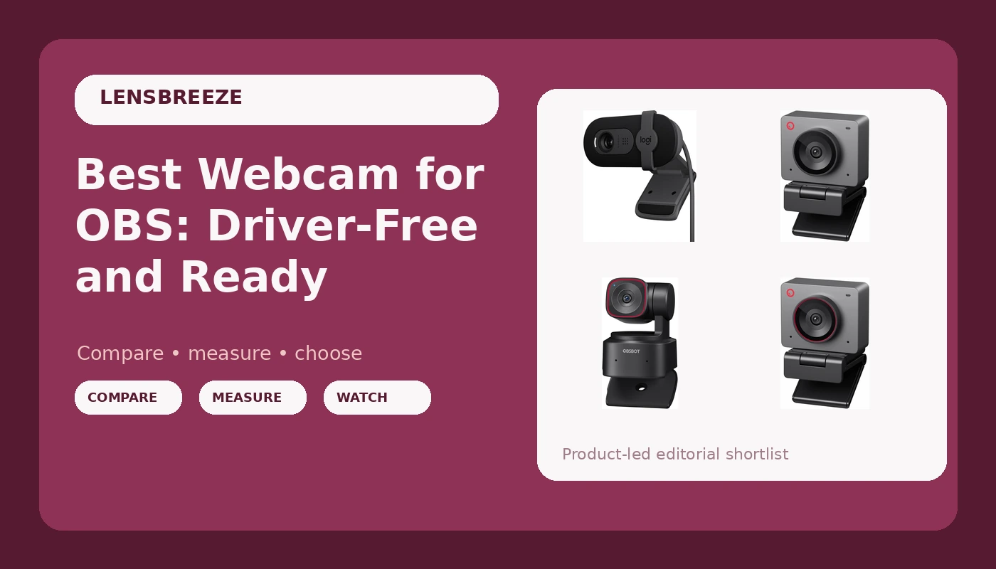 Best Webcam for OBS: Driver-Free and Ready - LensBreeze review with measurements and honest opinion