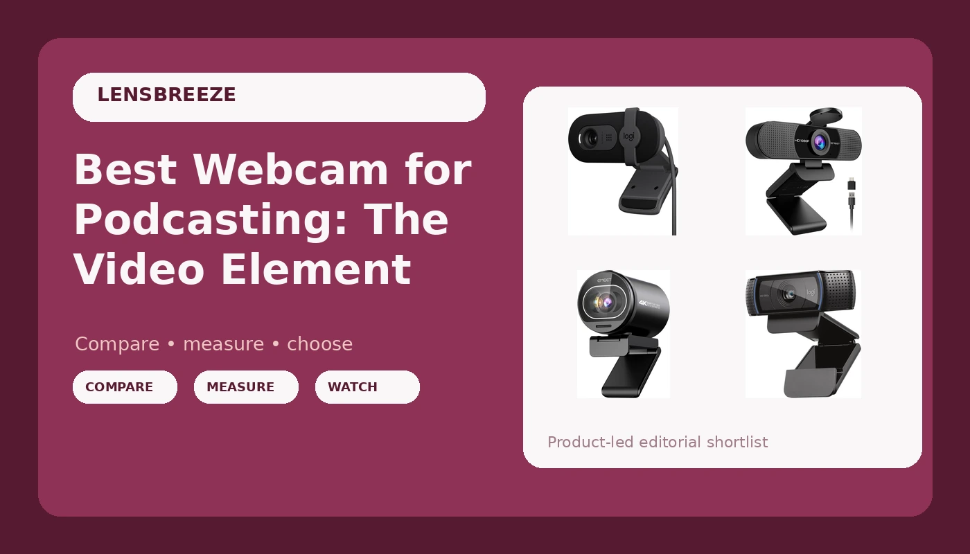 Best Webcam for Podcasting: The Video Element - LensBreeze review with measurements and honest opinion