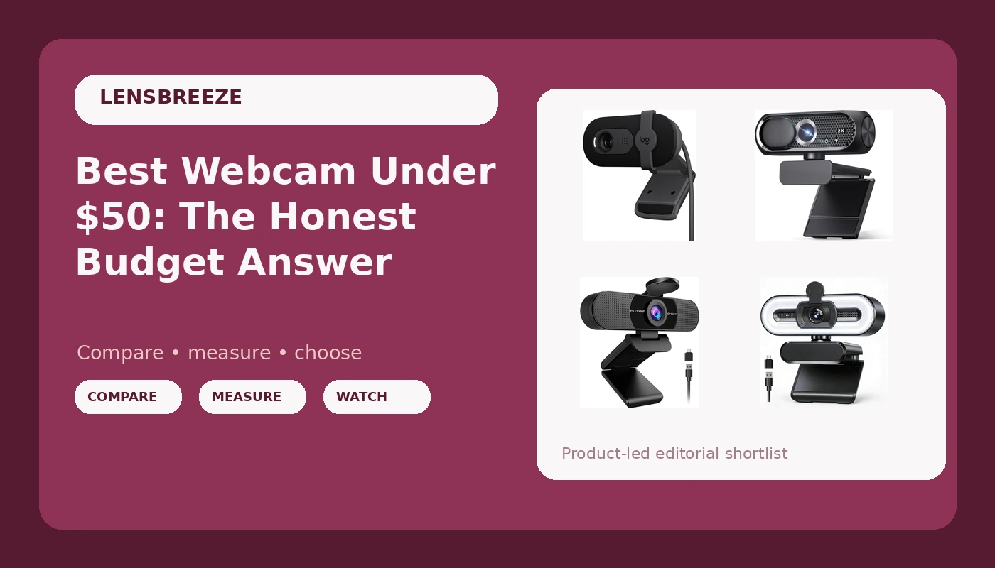 Best Webcam Under $50: The Honest Budget Answer - LensBreeze review with measurements and honest opinion