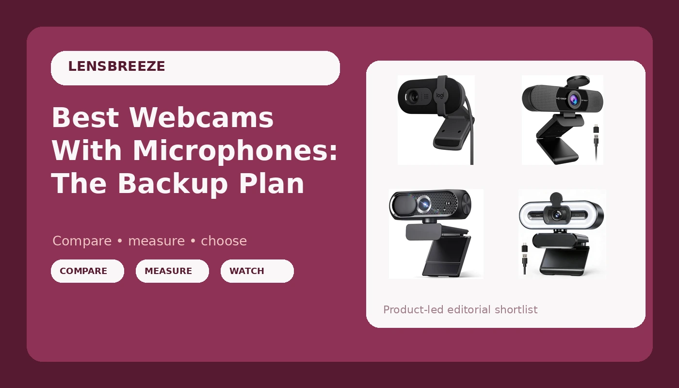 Best Webcams With Microphones: The Backup Plan - LensBreeze review with measurements and honest opinion