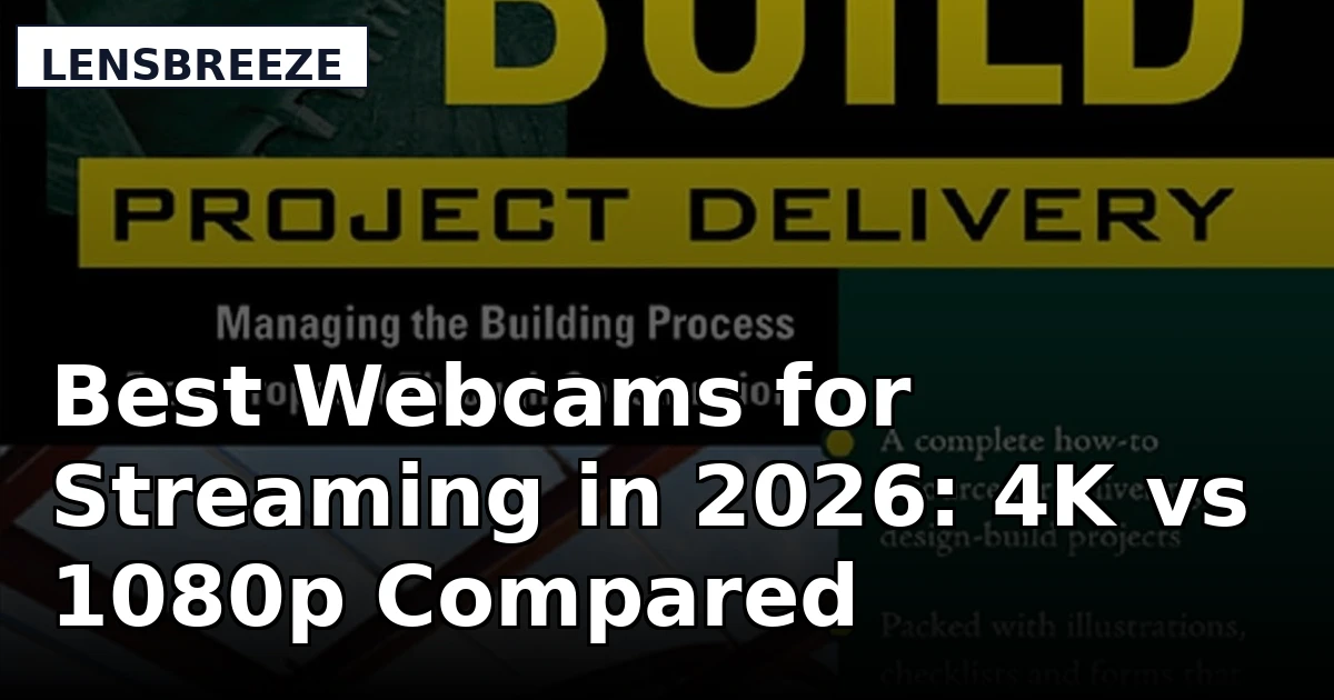 Best Webcams for Streaming in 2026: 4K vs 1080p Compared