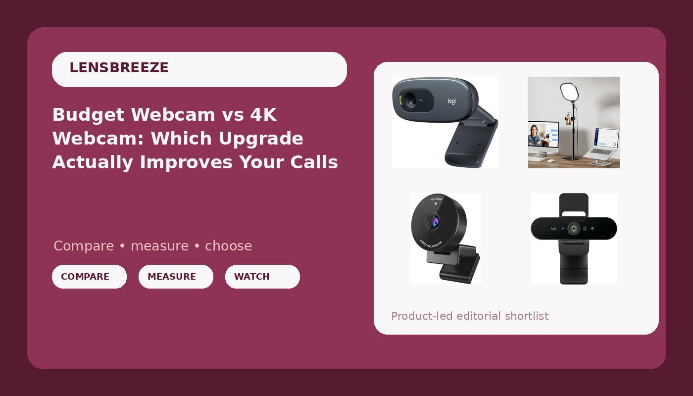 Budget Webcam vs 4K Webcam: Which Upgrade Actually Improves Your Calls