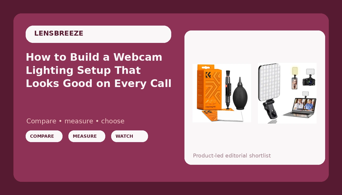 How to Build a Webcam Lighting Setup That Looks Good on Every Call