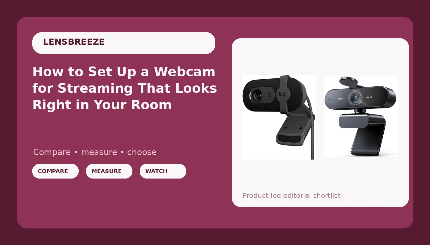 How to Set Up a Webcam for Streaming That Looks Right in Your Room