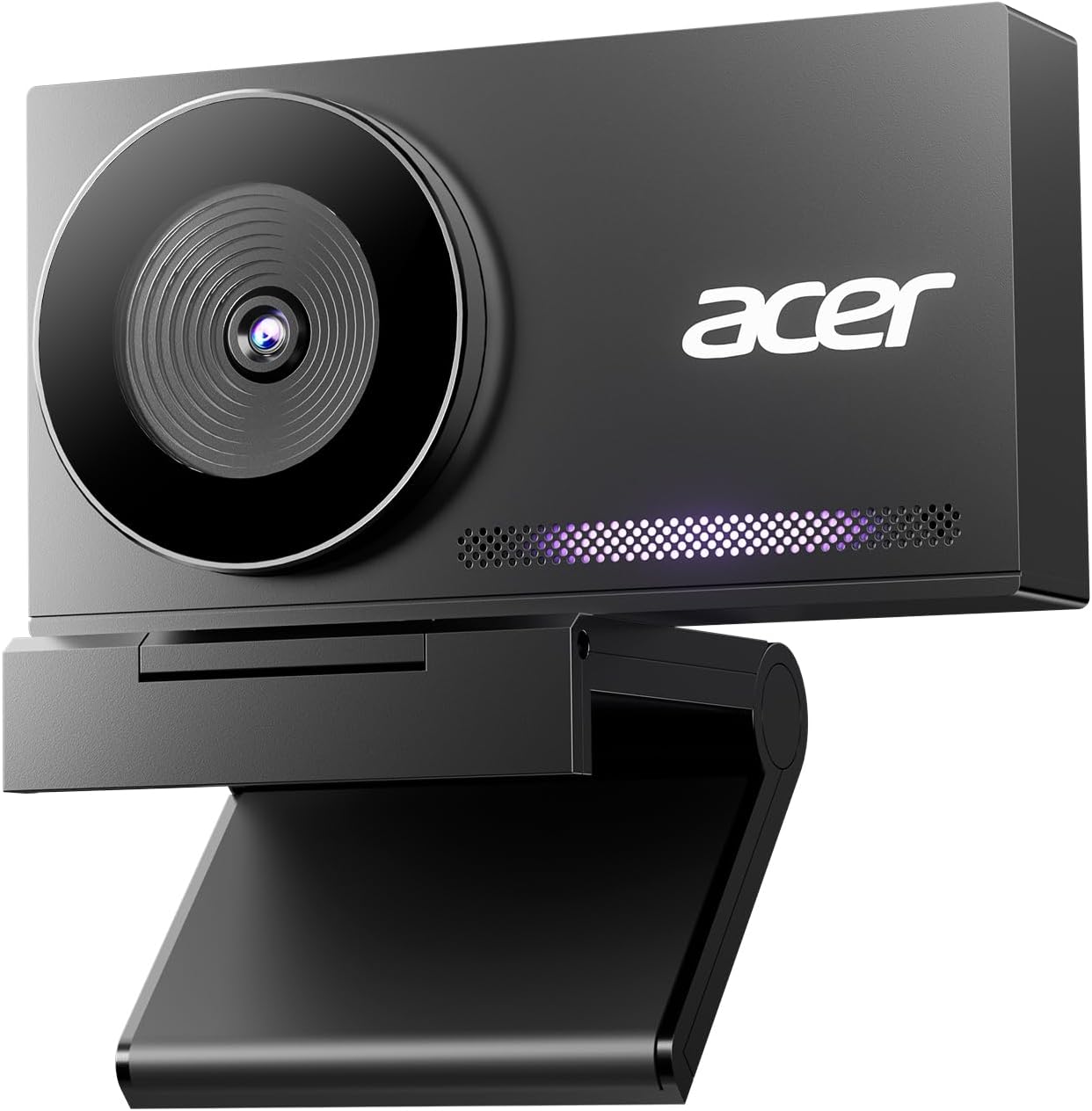 Acer 4K Webcam for PC/Mac with All-Metal Unibody Sculpted, Sony 1/2" Sensor, PDAF, 2 Noise Reduction Mics, Privacy Cover, Lightweight, Fast Cooling, Streaming Camera for Live Meeting Commerce Gaming