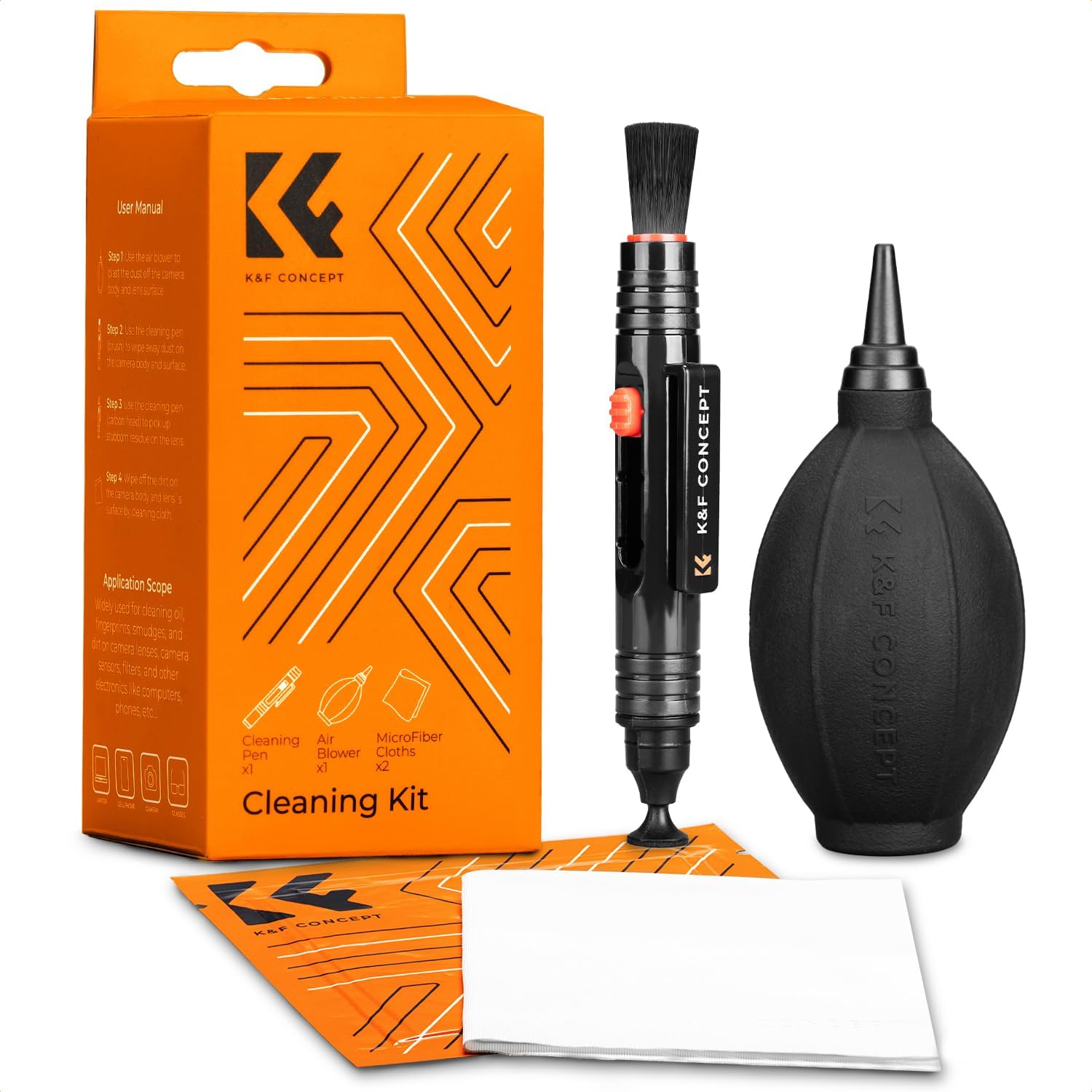 K&amp;F CONCEPT 4 in 1 Camera Lens Cleaning Kit for Photography Beginner