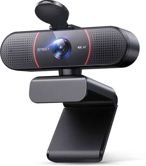 EMEET C960 4K Webcam for PC, PDAF Auto Focus, Dual Omni Mics, 73° FOV