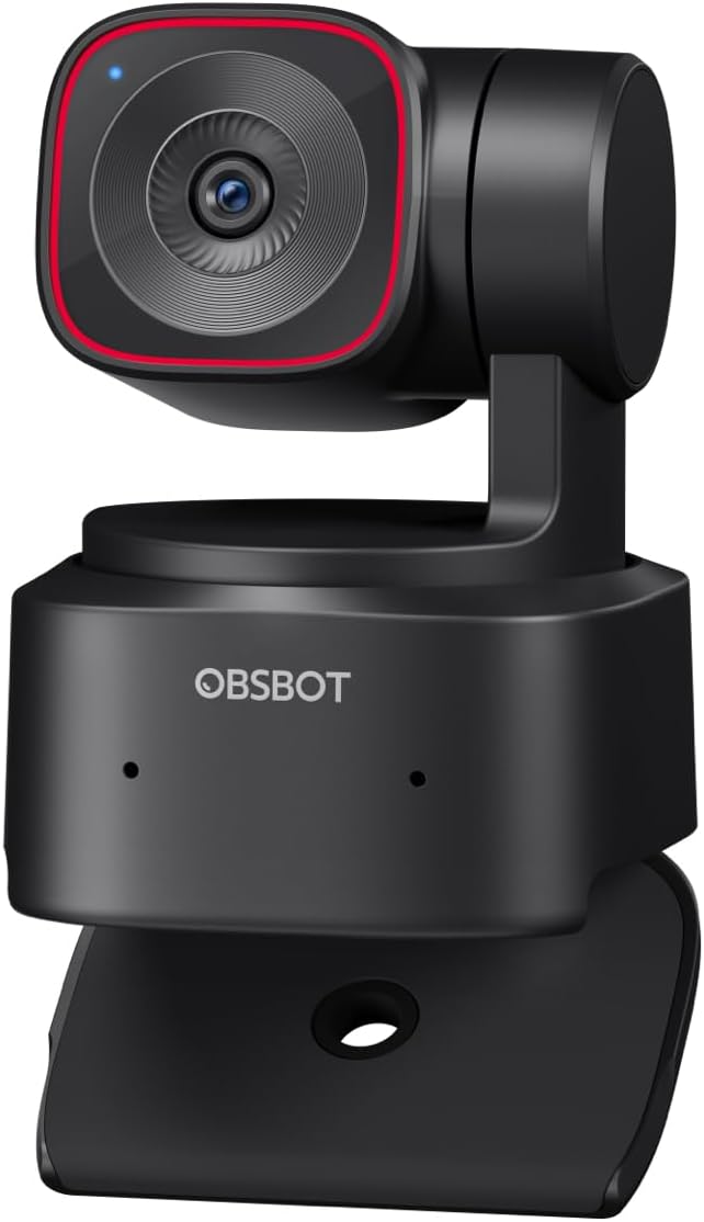 OBSBOT Tiny 2 Lite 4K Webcam for PC, AI Tracking PTZ Streaming Camera