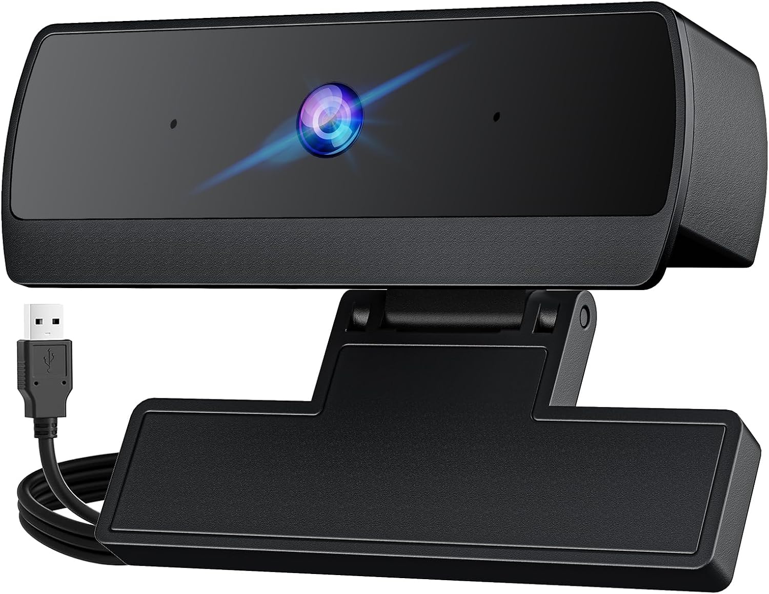1080P HD webcam with noise-canceling microphone