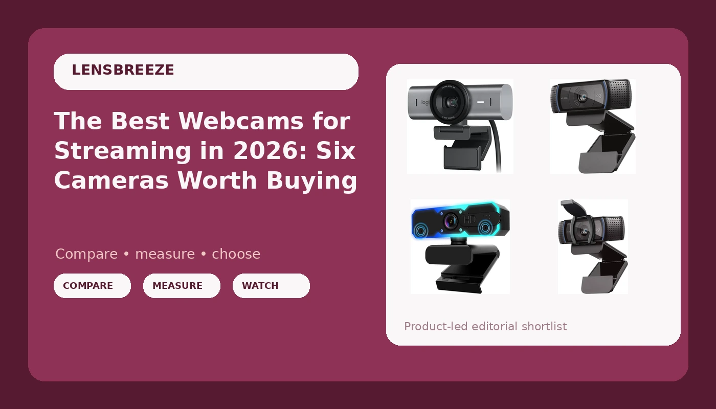 The Best Webcams for Streaming in 2026: Six Cameras Worth Buying
